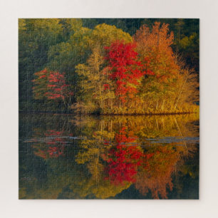 Autumn Lake et Trees Puzzle