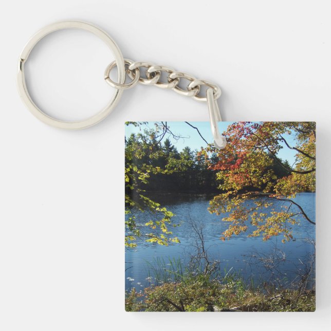 Autumn Lake Keychain (Front)