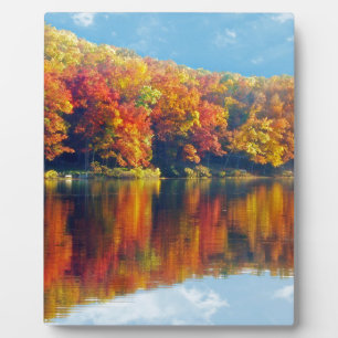 Autumn Lake Plaque