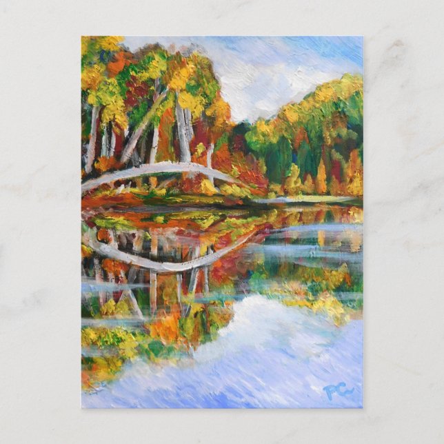 Autumn Lake Postcard (Front)