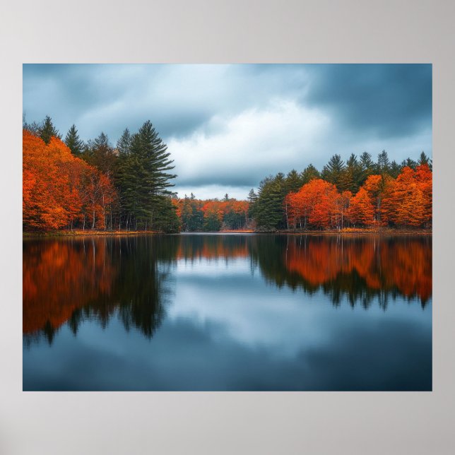 Autumn Lake Poster (Front)