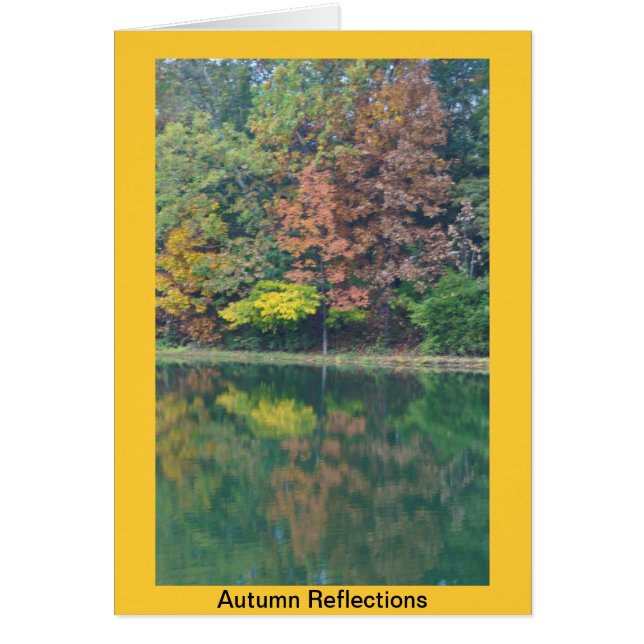 Autumn Lake Reflections (Front)