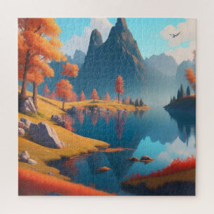 Autumn Landscape Art     Jigsaw Puzzle