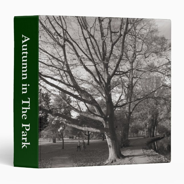 Autumn Landscape, Bute Park, Cardiff (1.5in) Binder (Front/Spine)