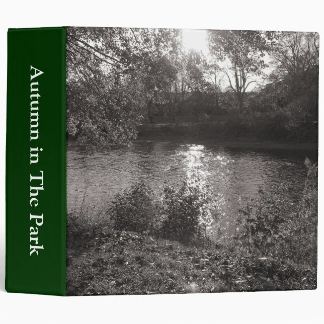 Autumn Landscape, Bute Park, Cardiff (2in) Binder (Front/Spine)