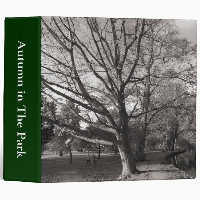 Autumn Landscape, Bute Park, Cardiff (2in) Binder (Front/Spine)