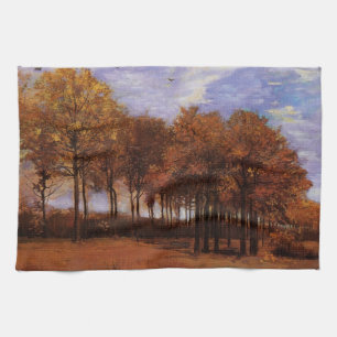 Autumn Landscape by Vincent van Gogh Kitchen Towel