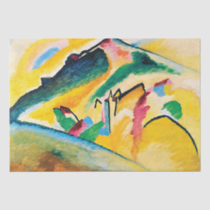 Autumn Landscape by Wassily Kandinsky  Tissue Paper