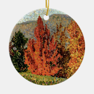 Autumn Landscape, c.1903 (oil on canvas) Ceramic Ornament