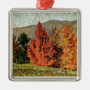 Autumn Landscape, c.1903 (oil on canvas) Metal Ornament