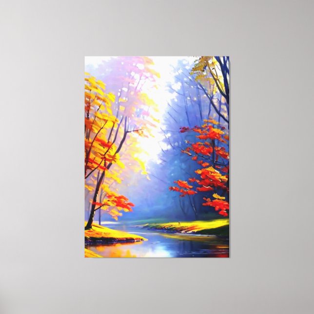 Autumn Landscape Canvas Print (Front)