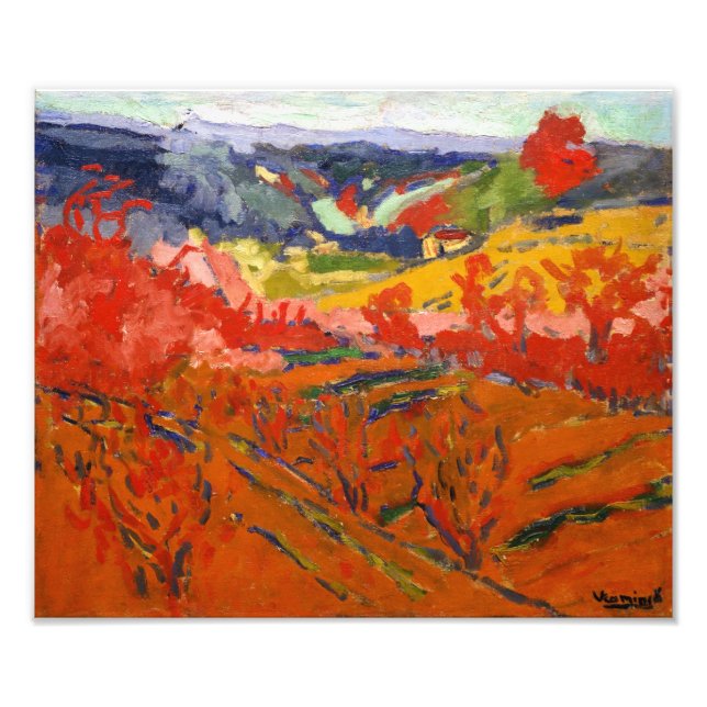 Autumn Landscape | Maurice de Vlaminck | Photo Print (Front)