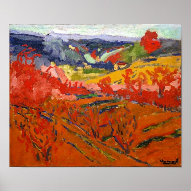 Autumn Landscape | Maurice de Vlaminck | Poster (Front)