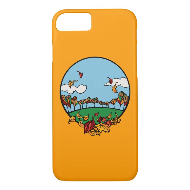 Autumn Landscape Scene Case-Mate iPhone Case (Back)
