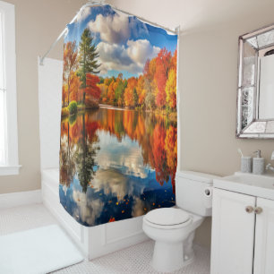 Autumn Landscape Shower Curtain