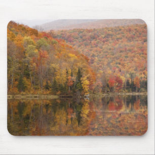 Autumn landscape with lake, Vermont, USA 2 Mouse Pad