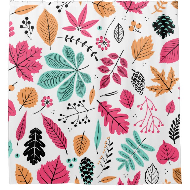 Autumn Leaf Abstract Seamless Pattern (Front)