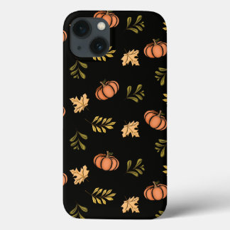 Autumn Leaf and Pumpkin Phone Case