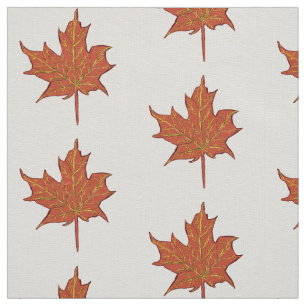 Autumn Leaf Art Fabric