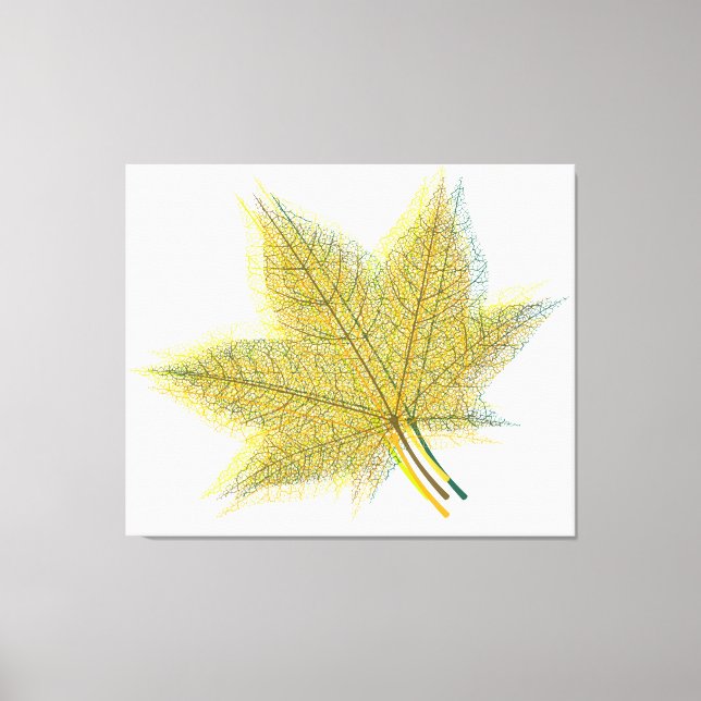 Autumn Leaf Canvas Print (Front)
