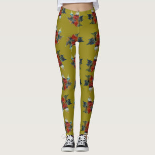 Autumn Leaf, Colourful Foliage Custom  Leggings
