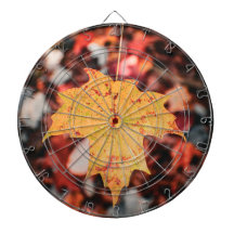 Autumn Leaf Dart Board