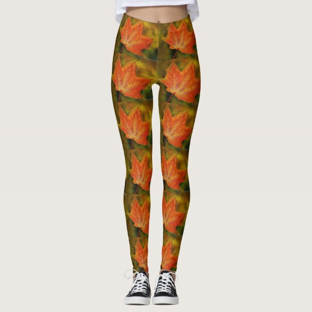 Autumn Leaf leggings (Front)