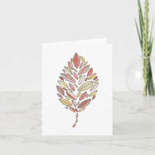 Autumn Leaf Notecard
