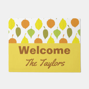 Autumn Leaf Pattern Doormat