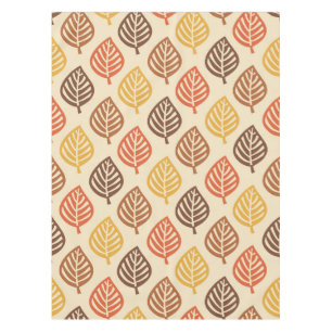Autumn Leaf Pattern in Fall Colours Tablecloth