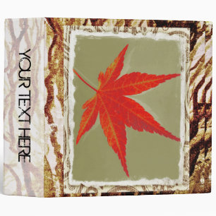 Autumn leaf photo album 3 binder