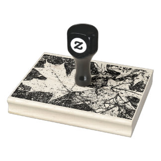 Autumn Leaf Stamp 4x6