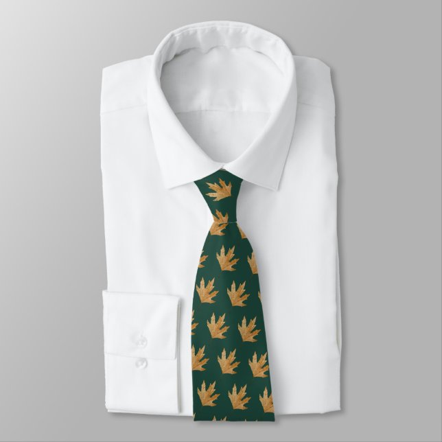Autumn leaf tie (Tied)