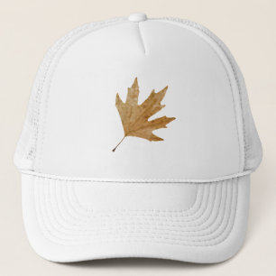Autumn leaf trucker hat