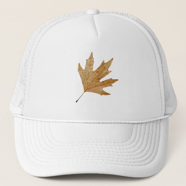 Autumn leaf trucker hat (Front)
