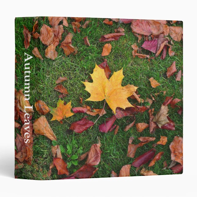 Autumn Leaves (1.5in) Binder (Front/Spine)