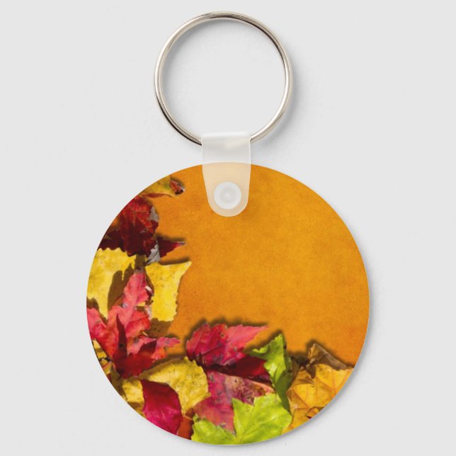 Autumn Leaves 1 Keychain (Front)