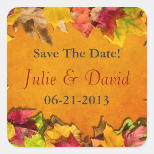 Autumn Leaves 1 Square Sticker