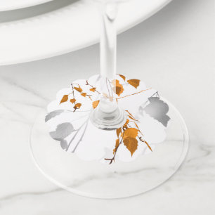 Autumn Leaves 2 Wine Glass Tag