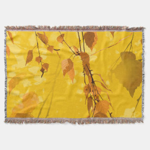 Autumn Leaves 3 Throw Blanket