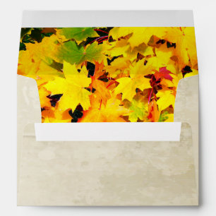 Autumn Leaves 7 Happy Thanksgiving Envelope