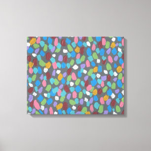 Autumn Leaves Abstract Canvas Print