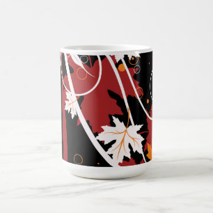 Autumn Leaves Abstract Coffee Mug