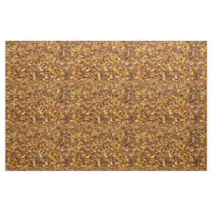 Autumn Leaves Abstract Fabric