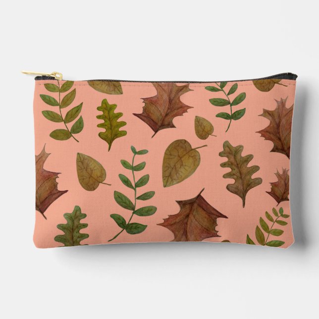 Autumn leaves accessory pouch (Front)
