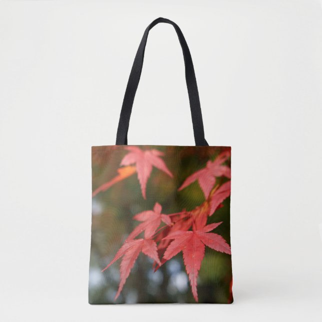 Autumn Leaves All Over Print Tote Bag (Front)
