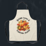 Autumn Leaves and Pumpkins Please – Whimsical Fall Apron<br><div class="desc">Celebrate the beauty of the fall season with this charming Autumn Leaves and Pumpkins Please apron,  featuring whimsical pumpkins and colourful autumn leaves. Perfect for those who love cozy autumn vibes,  pumpkin spice,  and crisp fall days</div>