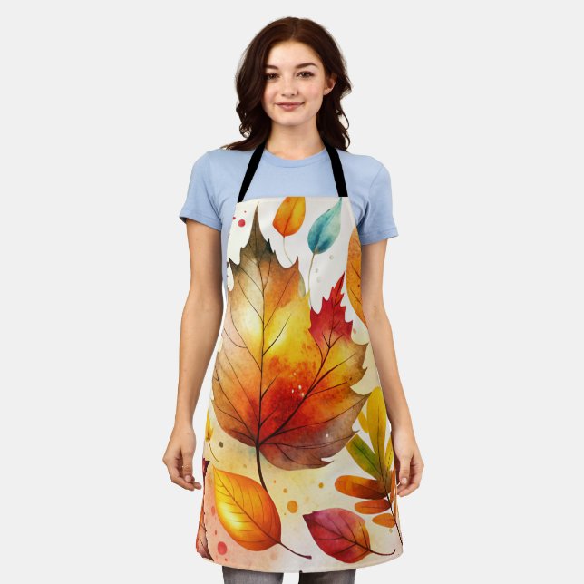 Autumn Leaves Apron (Worn)