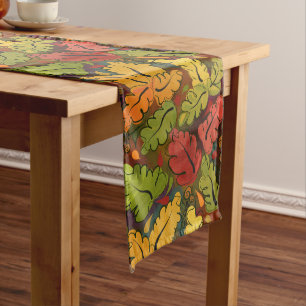 Autumn Leaves Beautiful Long Table Runner