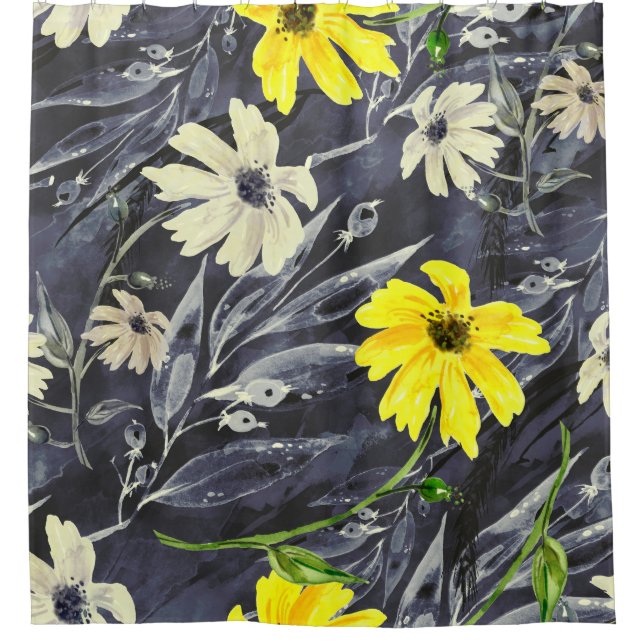 Autumn leaves, berries: watercolor pattern. (Front)